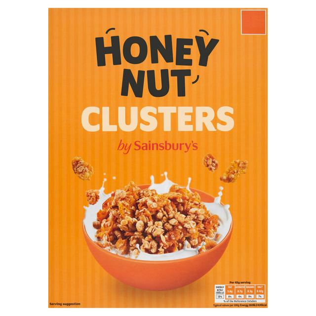 Sainsbury's Honey Nut Clusters 500g - gallery image 1