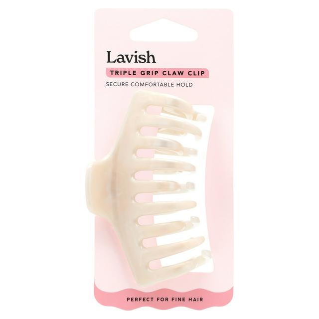 Lavish Triple Grip Claw Clip