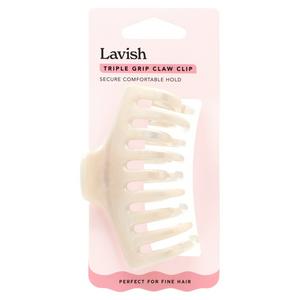 Lavish Triple Grip Claw Clip