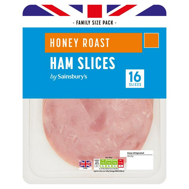 Sainsburys Sainsbury's Honey Roast Ham Slices x16 400g