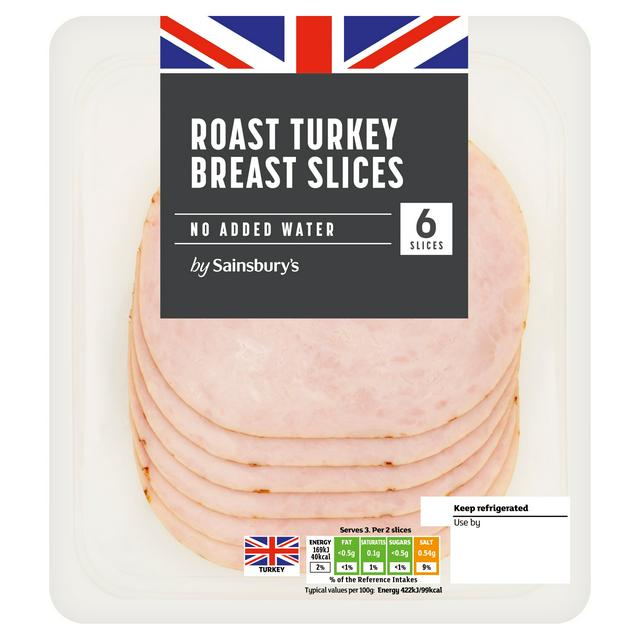 Sainsburys Roast Turkey Breast Slices x6 120g