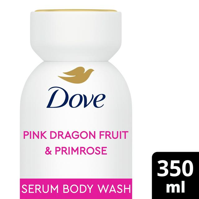 Dove 350ml Body + Mind Pink Dragon Fruit & Primrose Serum Body Wash - gallery image 1