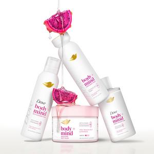 Dove 350ml Body + Mind Pink Dragon Fruit & Primrose Serum Body Wash - gallery image 5