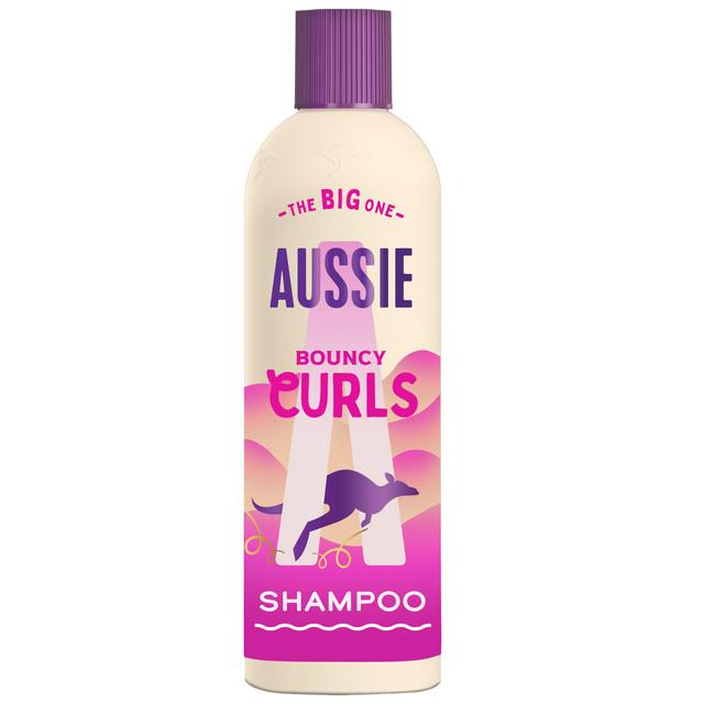 Aussie Bouncy Curls Shampoo Gently Cleanses Moisturises Wavy & Curly Hair 400ml - gallery image 1