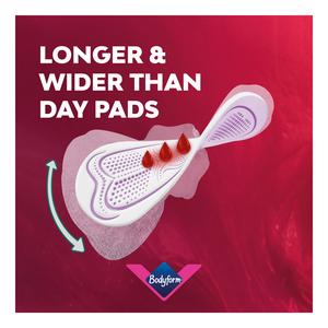 Bodyform Ultimate Ultra Night Sanitary Towels Wings Pack x8 - gallery image 3