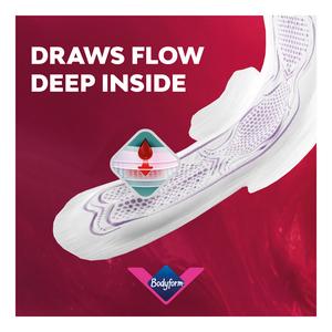 Bodyform Ultimate Ultra Night Sanitary Towels Wings Pack x8 - gallery image 6