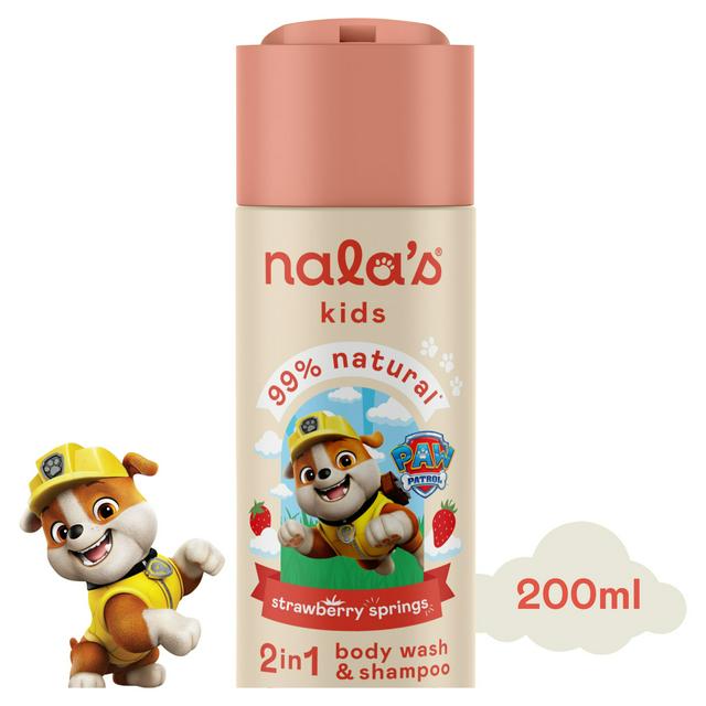 Nala's Kids Strawberry Springs 2 in 1 Body Wash & Shampoo 200ml