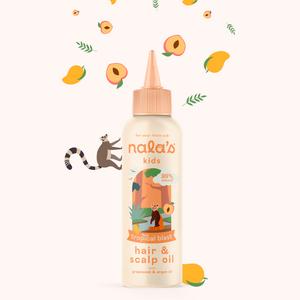 Nala's Kids Tropical Blast Hair & Scalp Oil with Grapeseed & Argan Oil 100ml - gallery image 2
