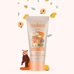 Nala's Kids Tropical Blast Curl Moisturiser with Shea Nut Butter & Aloe Vera 150ml - gallery image 2