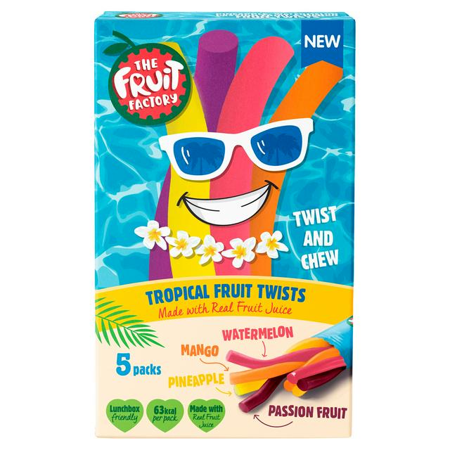 The Fruit Factory 5 x 18g Tropical Fruit Twists - gallery image 1