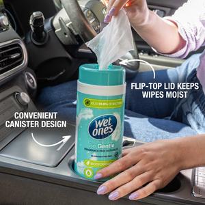 Wet Ones Be Gentle 50 x Anti-Bacterial Hand Wipes - gallery image 5