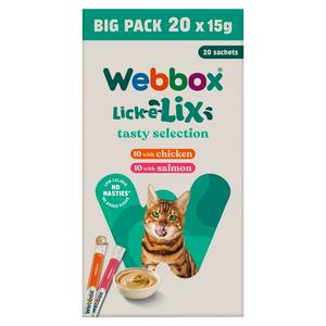Webbox Lick-e-Lix Smooth Yummy Snack for Cats 20 x 15g