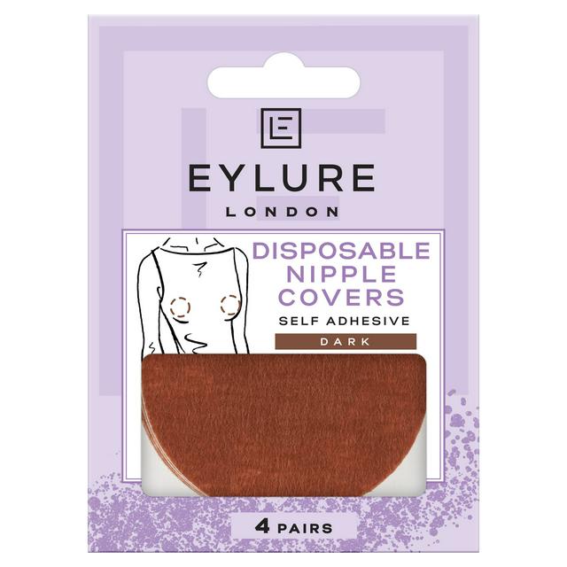 Eylure London Disposable Nipple Covers Dark Pair x4 - gallery image 1