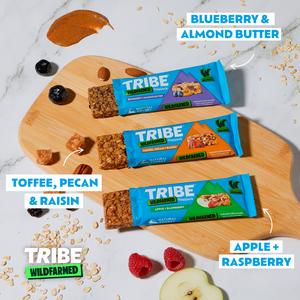 Tribe Wildfarmed Blueberry + Almond Butter Flapjack Bars 3 x 50g - gallery image 4