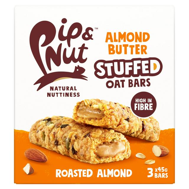 Pip & Nut Original Almond Butter Stuffed Oat Bars 3 x 45g - gallery image 1