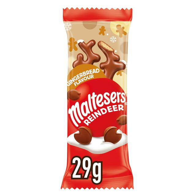 Maltesers 29g Reindeer Gingerbread Chocolate Christmas Treat - gallery image 1