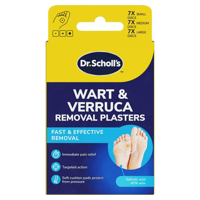 Dr Scholls Dr Scholl's Wart & Verruca Removal Plaster 21 pack