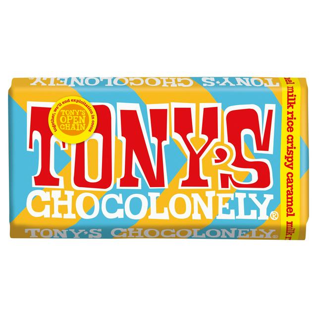 Tony's Chocolonely Caramel Milk Rice Crispy 180g - gallery image 1