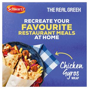 Schwartz the Real Greek Chicken Gyros Wrap Recipe Mix 20g - gallery image 2