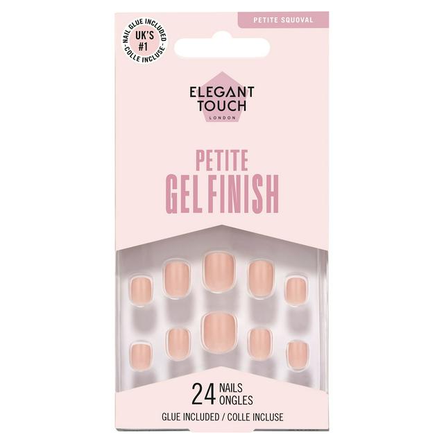 Elegant Touch London Petite Gel Finish Peach Tea Nails x24