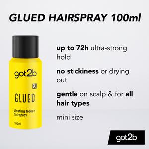 Got2b 100ml Blasting Freeze Hold Travel Glued Hairspray - gallery image 2