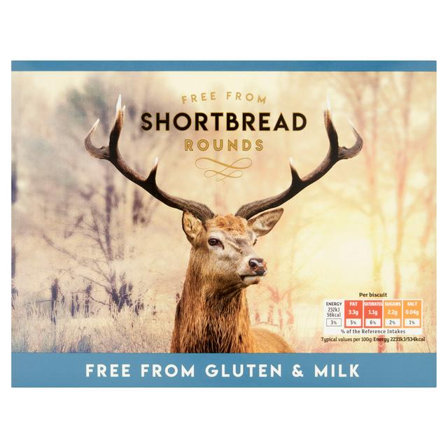 Sainsbury's Free From 250g Gluten & Milk Shortbread Rounds - gallery image 1
