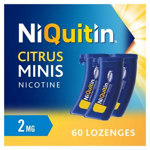 NiQuitin Mini Citrus Lozenges Nicotine 2mg
