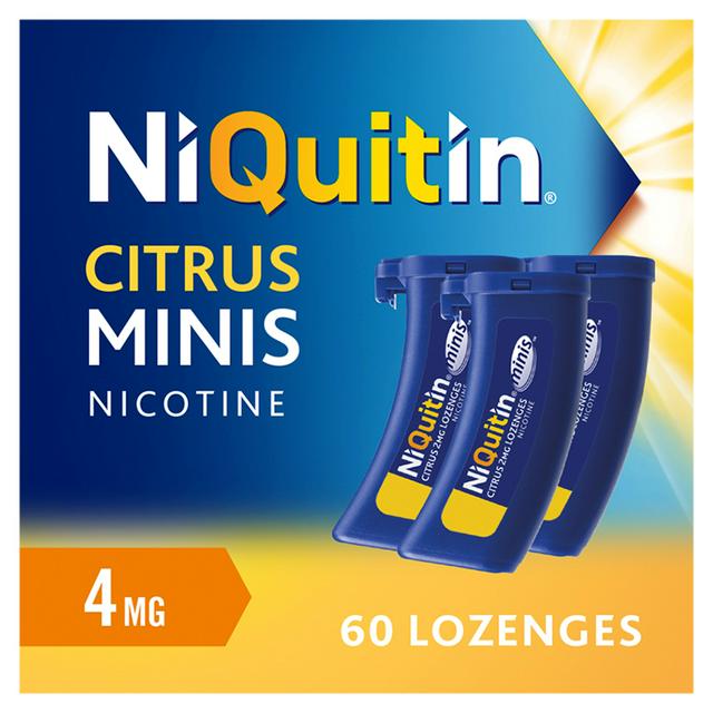 NiQuitin Mini Citrus Compressed Lozenges 4mg - gallery image 1