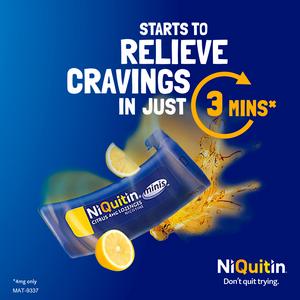 NiQuitin Mini Citrus Compressed Lozenges 4mg - gallery image 3