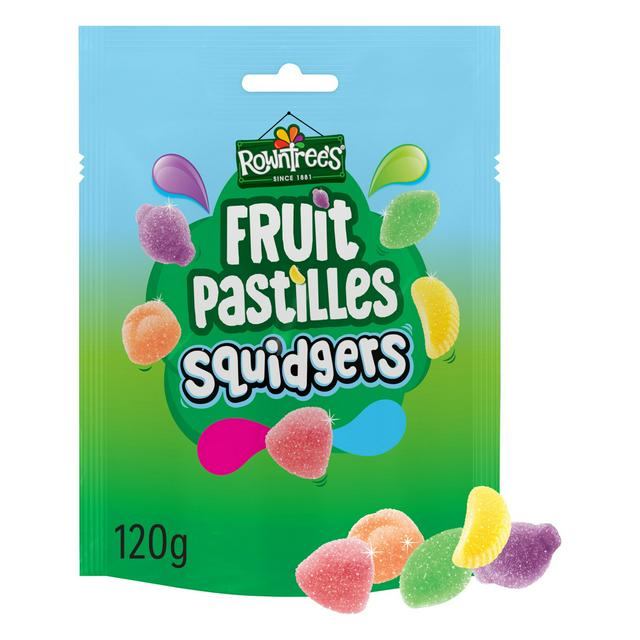 Rowntree's Fruit Pastilles Squidgers Sweets Sharing Bag 120g - gallery image 1