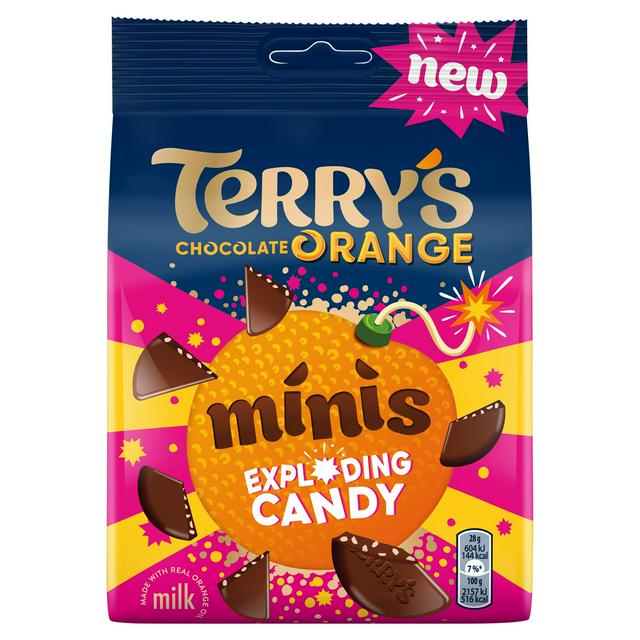 Terry's Chocolate Orange Exploding Candy Minis 105g - gallery image 1