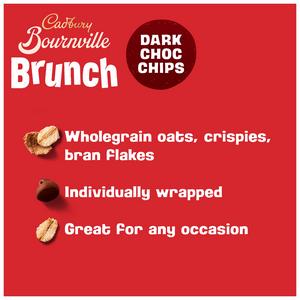 Cadbury Bournville Brunch 4 x 28g Oats Dark Chocolate Chip Multipack Cereal Bars - gallery image 3