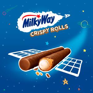 Milky Way Milk Chocolate Crispy Rolls Snack Bars Mulitpack 5x 22.5g - gallery image 2