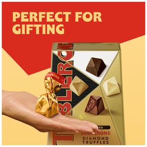 Toblerone 180g Assorted Dark, White, Golden and Milk Chocolate Truffles Gifting Box - gallery image 4