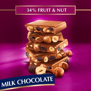 Lindt Les Grandes Milk Chocolate Fruit & Nut Bar 150g - gallery image 2