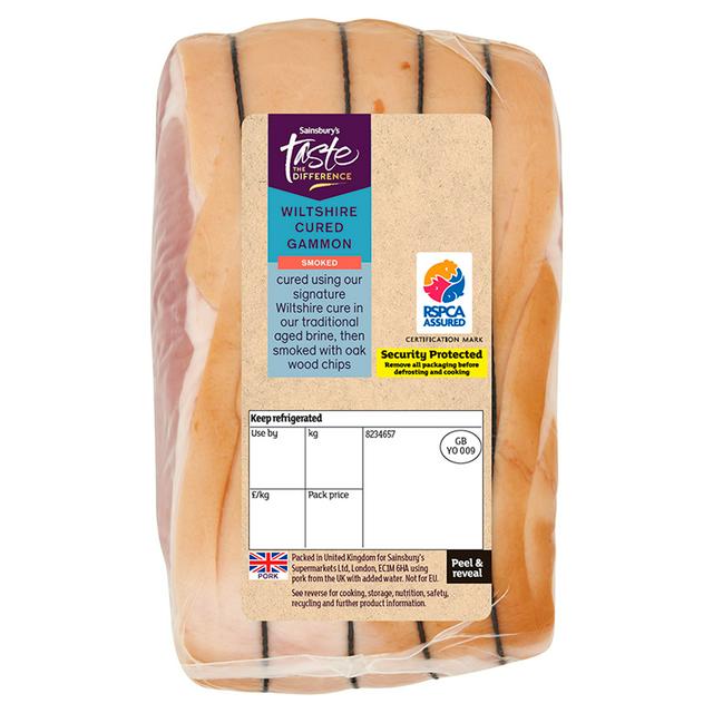 Sainsbury's Wiltshire Cured Smoked Gammon Joint, Taste the Difference - gallery image 1