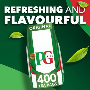 PG Tips Original Tea Bags x400 1.16kg - gallery image 3