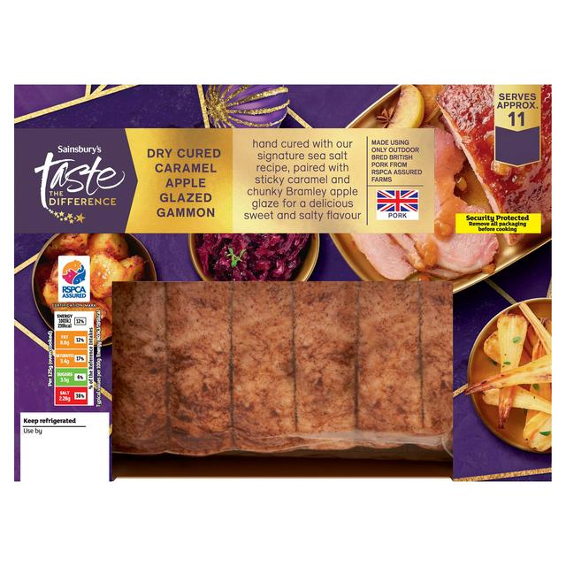Sainsbury's Bramley Apple & Salted Caramel Gammon, Taste the Difference - gallery image 1