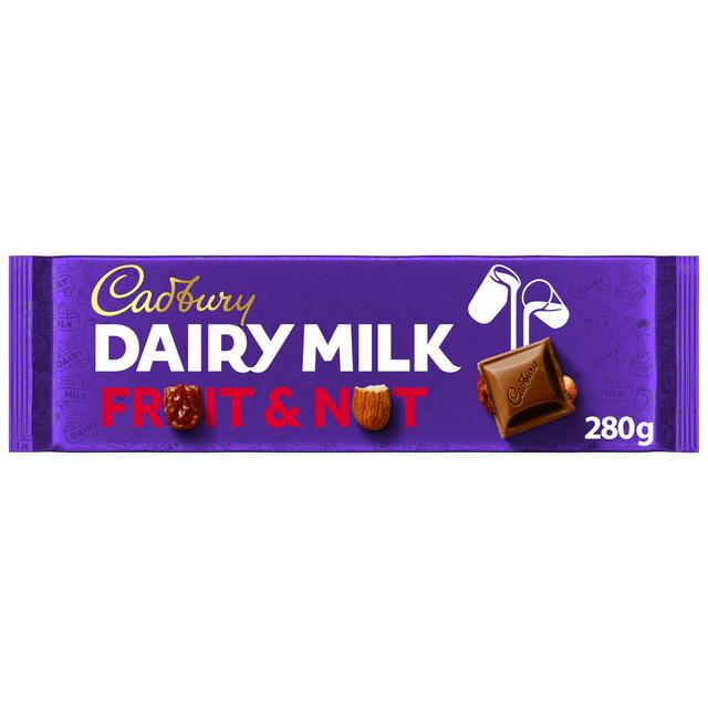 Cadbury Dairy Milk Fruit & Nut Chocolate Bar 280g - gallery image 1