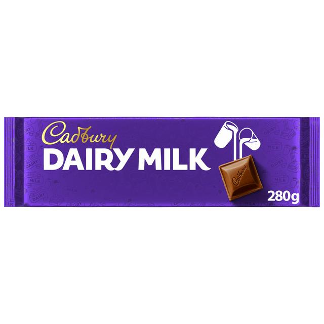Cadbury Dairy Milk Classic Chocolate Bar 280g - gallery image 1