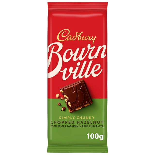 Cadbury Bournville Hazelnut Chocolate Bar 100g - gallery image 1