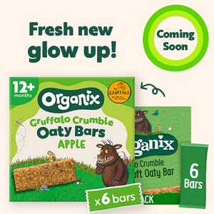 Organix 6 x 23g Gruffalo Crumble Apple Oaty Bars Toddler Multipack Snacks - gallery image 2
