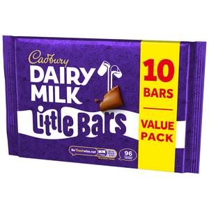 Cadbury Dairy Milk Chocolate Little Bars Multipack x10 180g - gallery image 3