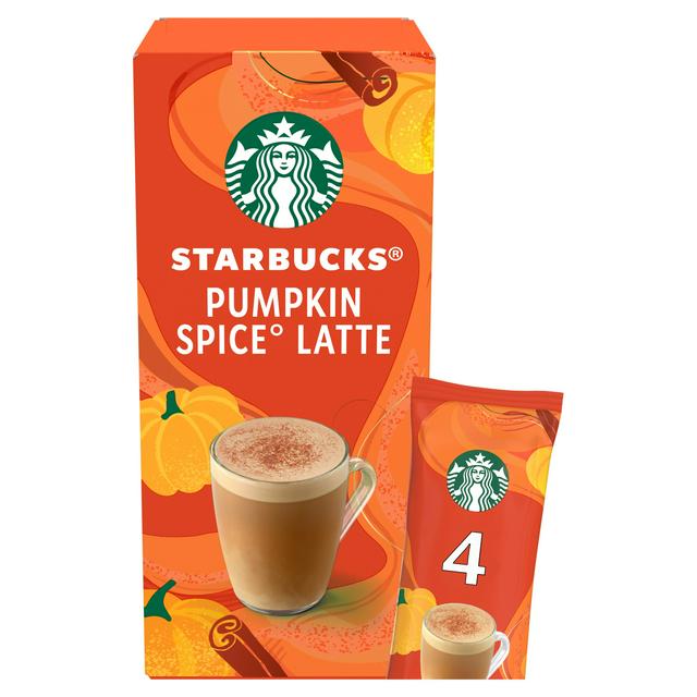 Starbucks 4 x 24g Pumpkin Spice Latte Instant Coffee Sachets, Limited Edition - gallery image 1