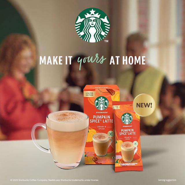 Starbucks Pumpkin Spice Latte Instant Coffee Sachets x 24g