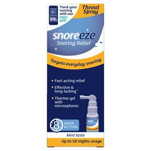 Snoreeze Snoring Relief Throat Spray Mint Taste 23.5ml