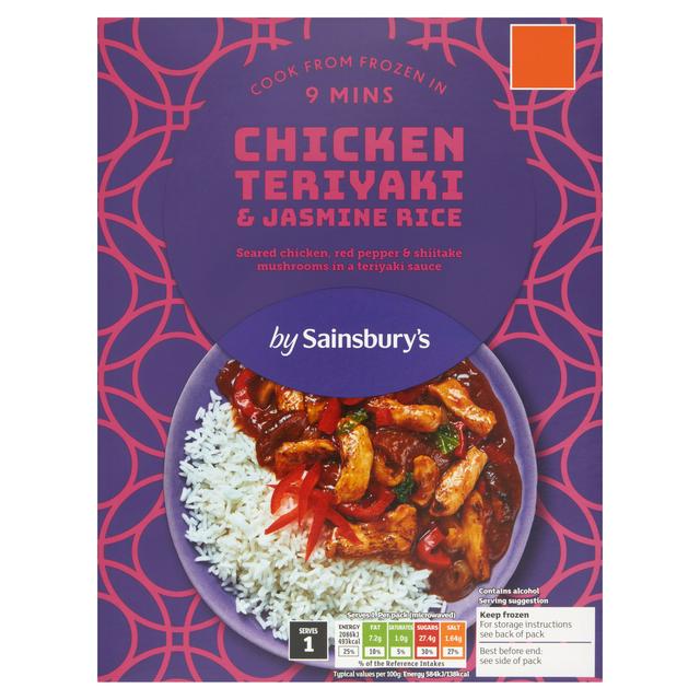 Sainsburys Chicken Teriyaki & Jasmine Rice 400g