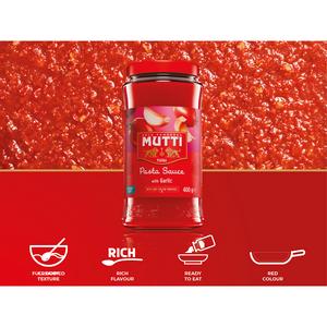 Mutti Tomato Pasta Sauce with Garlic 400g - gallery image 2