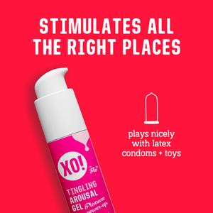 XO! by Flo Arousal Gel Stimulating Warming + Cooling Sensation 30ml - gallery image 3
