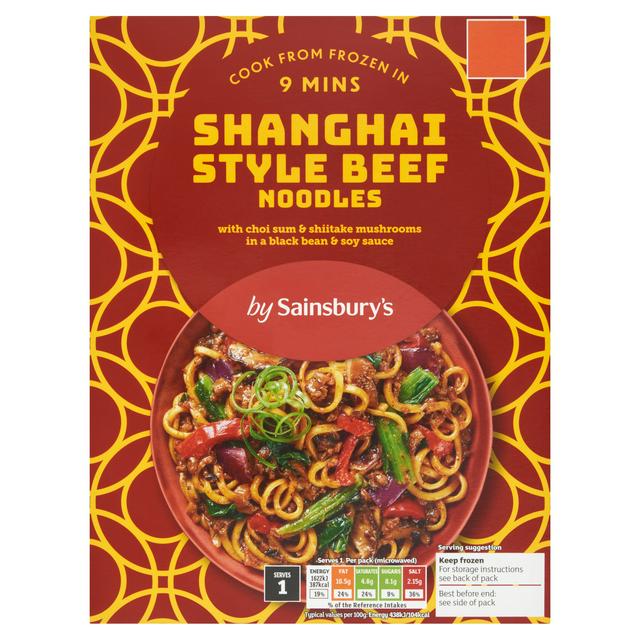 Sainsburys Sainsbury's Shanghai Style Beef Noodles 400g